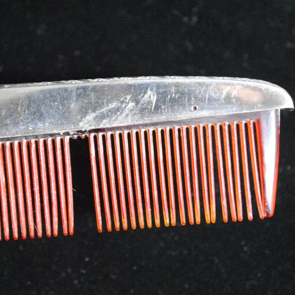 Antique Webster Sterling Silver Comb